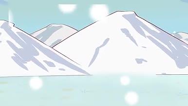 卡通大雪节气视频海报视频的预览图